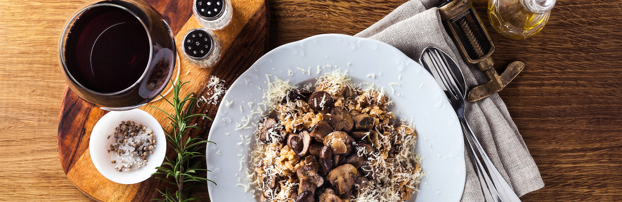 Mushroom Risotto and Pinot Noir Pairing